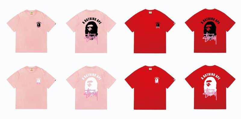 B*ape T-shirt Top Quality Qiqi 20240718-118