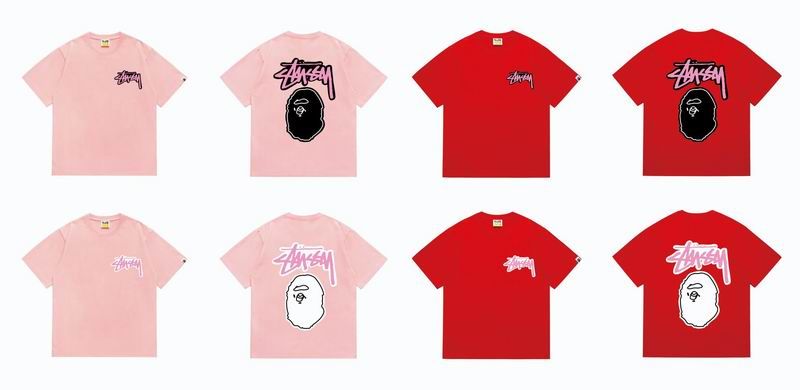 B*ape T-shirt Top Quality Qiqi 20240718-119