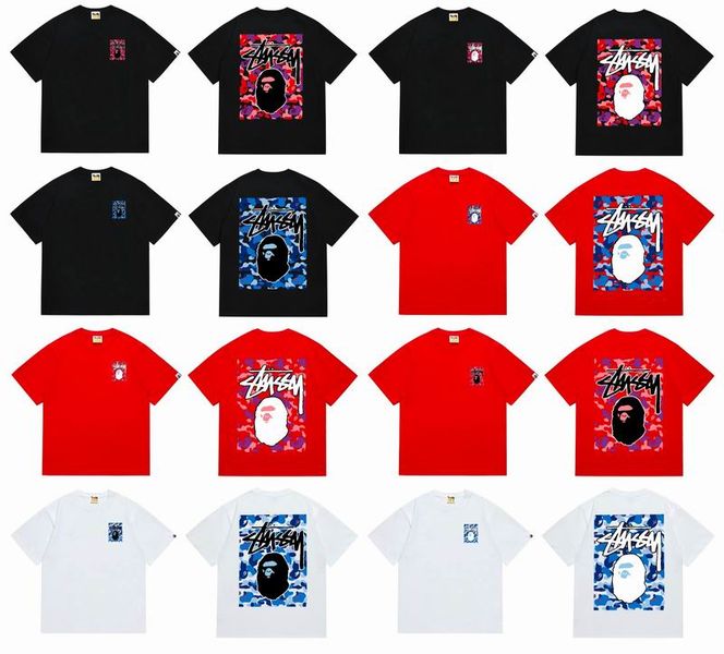 B*ape T-shirt Top Quality Qiqi 20240718-122