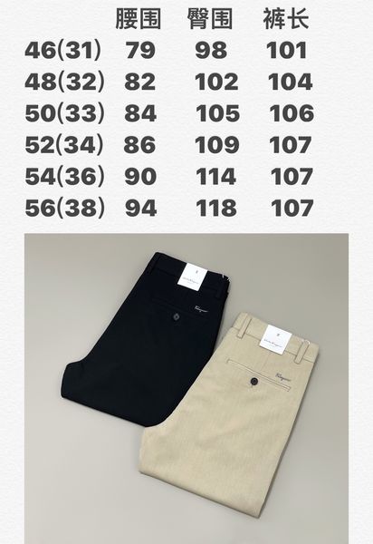 F*erragamo  Pants Top Quality D17 20240807-36