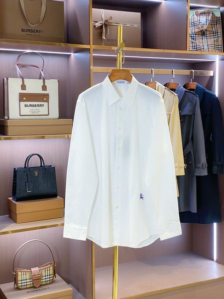 B*URBERRY  shirt Top Quality D17 20240829-2