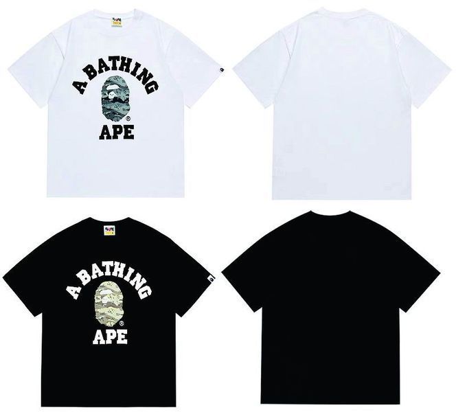 B*ape T-shirt Top Quality Qiqi 20250424-16