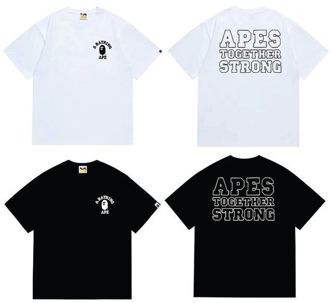 B*ape T-shirt Top Quality Qiqi 20250424-21