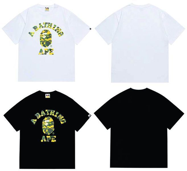 B*ape T-shirt Top Quality Qiqi 20250424-22