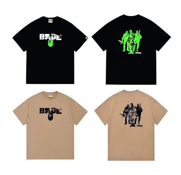 B*ape T-shirt Top Quality Qiqi 20250424-43