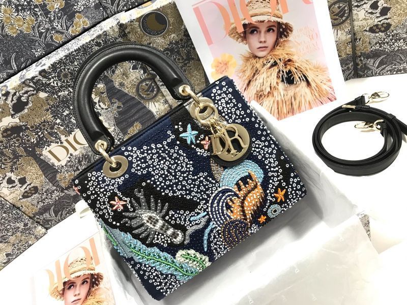 D*ior Top Bag 24*20*11cm