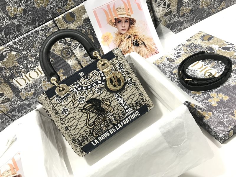 D*ior Top Bag 24*20*11cm