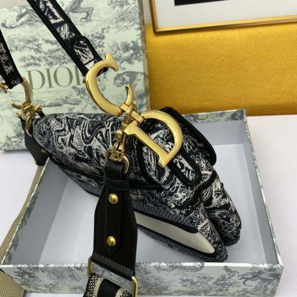 D*ior Top Bag 24*6*18cm