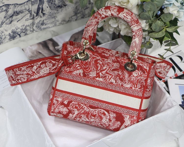 D*ior Top Bag 24*11*20cm