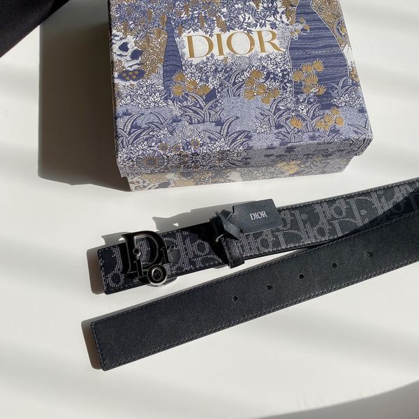 D*ior Belts Top Version 3.4cm