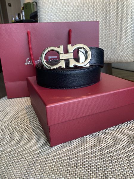 F*erragamo Belts Top Quality 3.5 CM