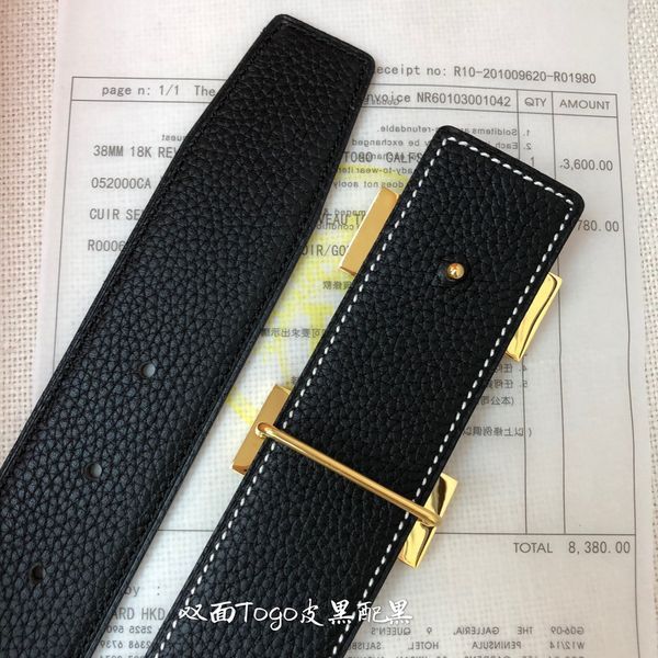 H*ermes Belts Top Quality 3.8CM