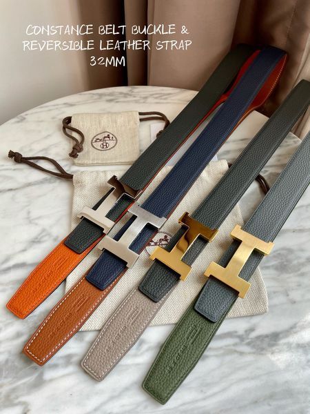 H*ermes Belts Top Quality 32mm