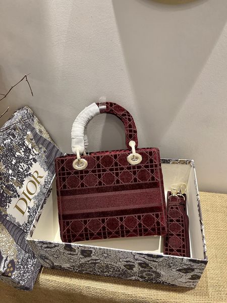 D*ior Top Bag 24*20*11cm